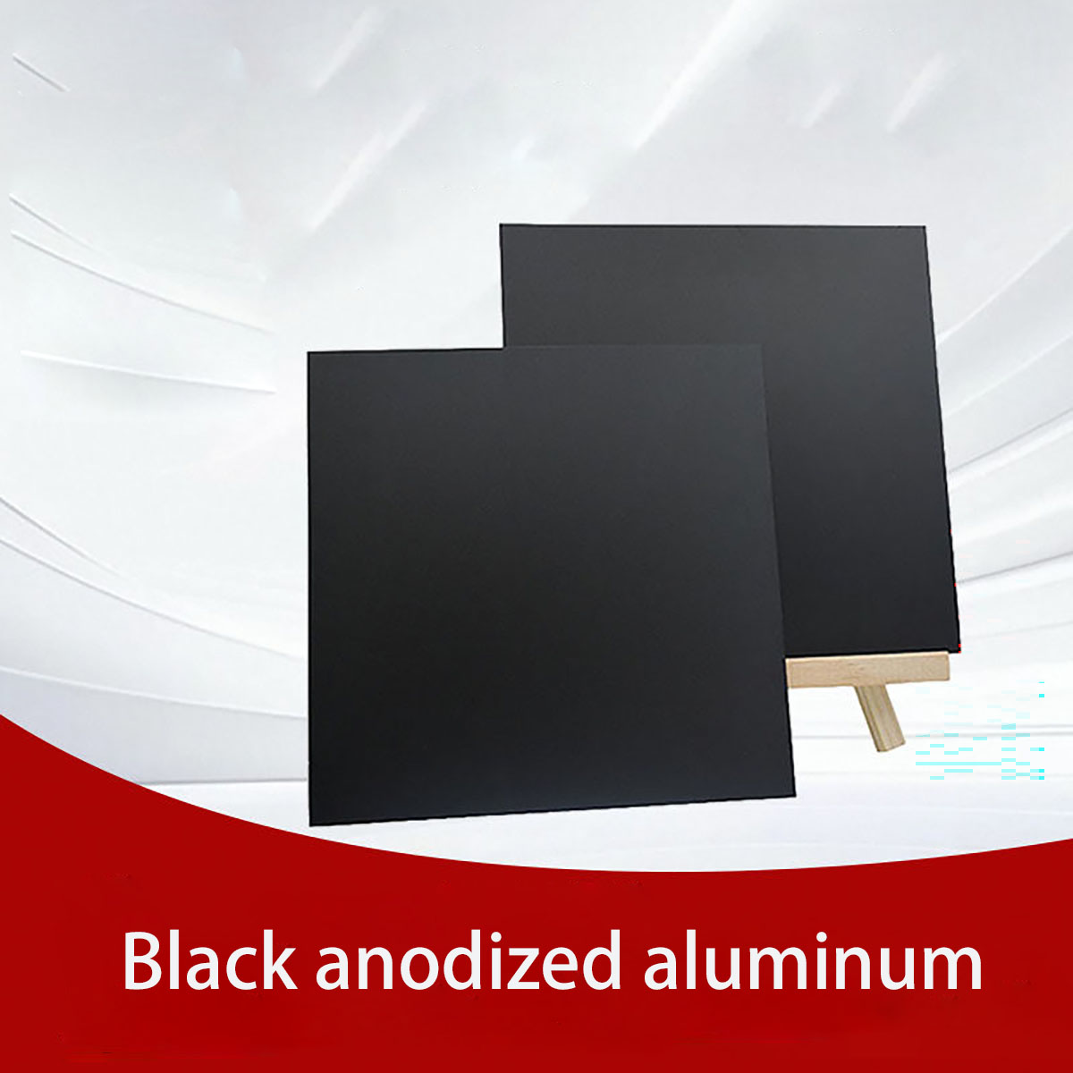 Commercial Uv Printing - Placa de Aluminio Anodizado Negro de