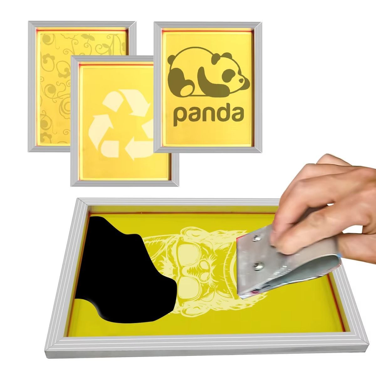 Screen Printing Frame Mesh - Marco de pantalla de seda de