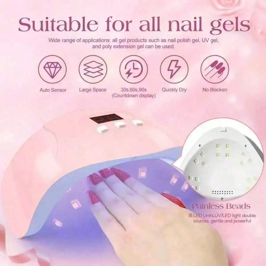 Set de manicura 7 en 1 que inc - Exposure Unit Uv reseña y precio