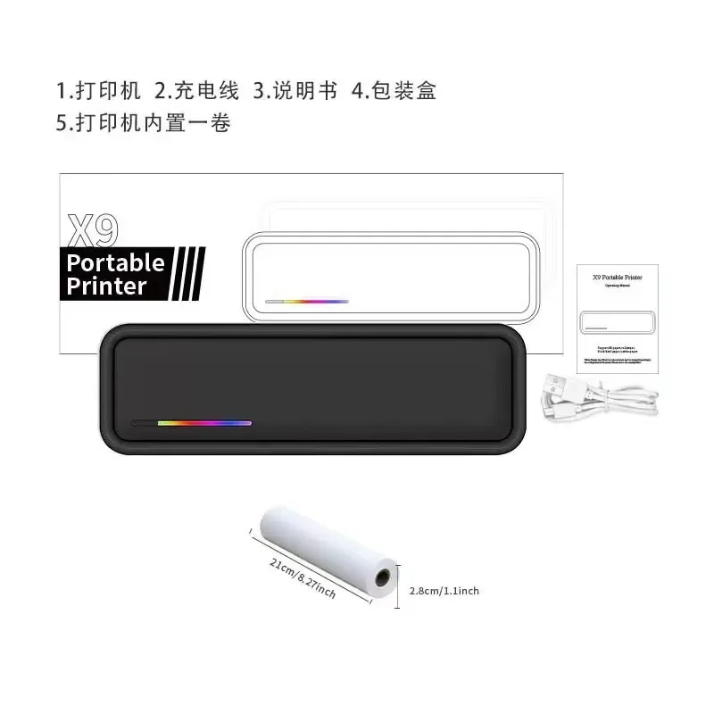 Impresora Térmica Portátil X9  - Commercial Photo Printer reseña y precio