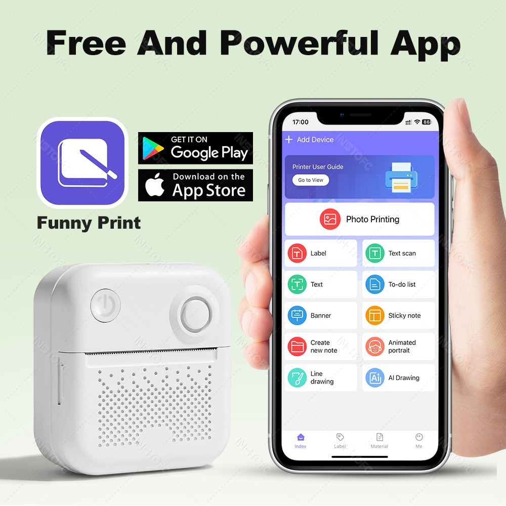 Mini impresora de bolsillo de  - Commercial Photo Printer reseña y precio